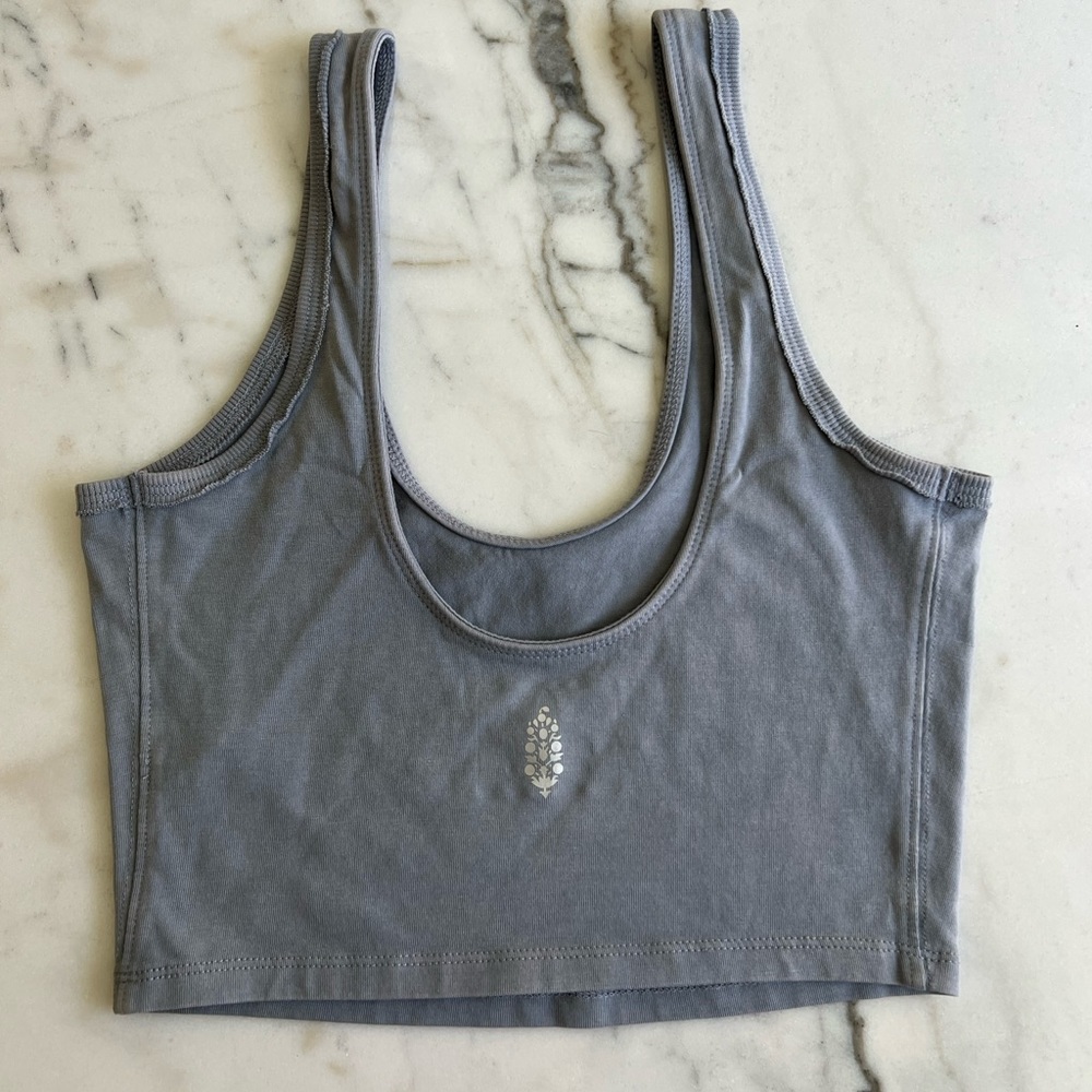 FP Movement by Free People Blue Gray Tank Top Bra